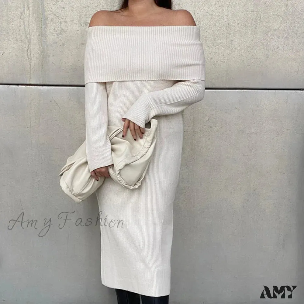 Amy Fashion - Fashion Ladies Slim Chic Female Dress