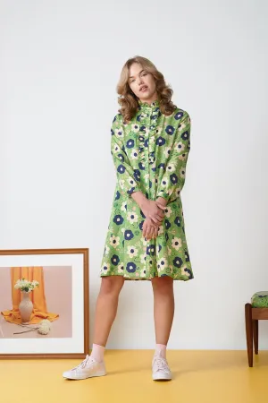 Austin Dress - Green Floral