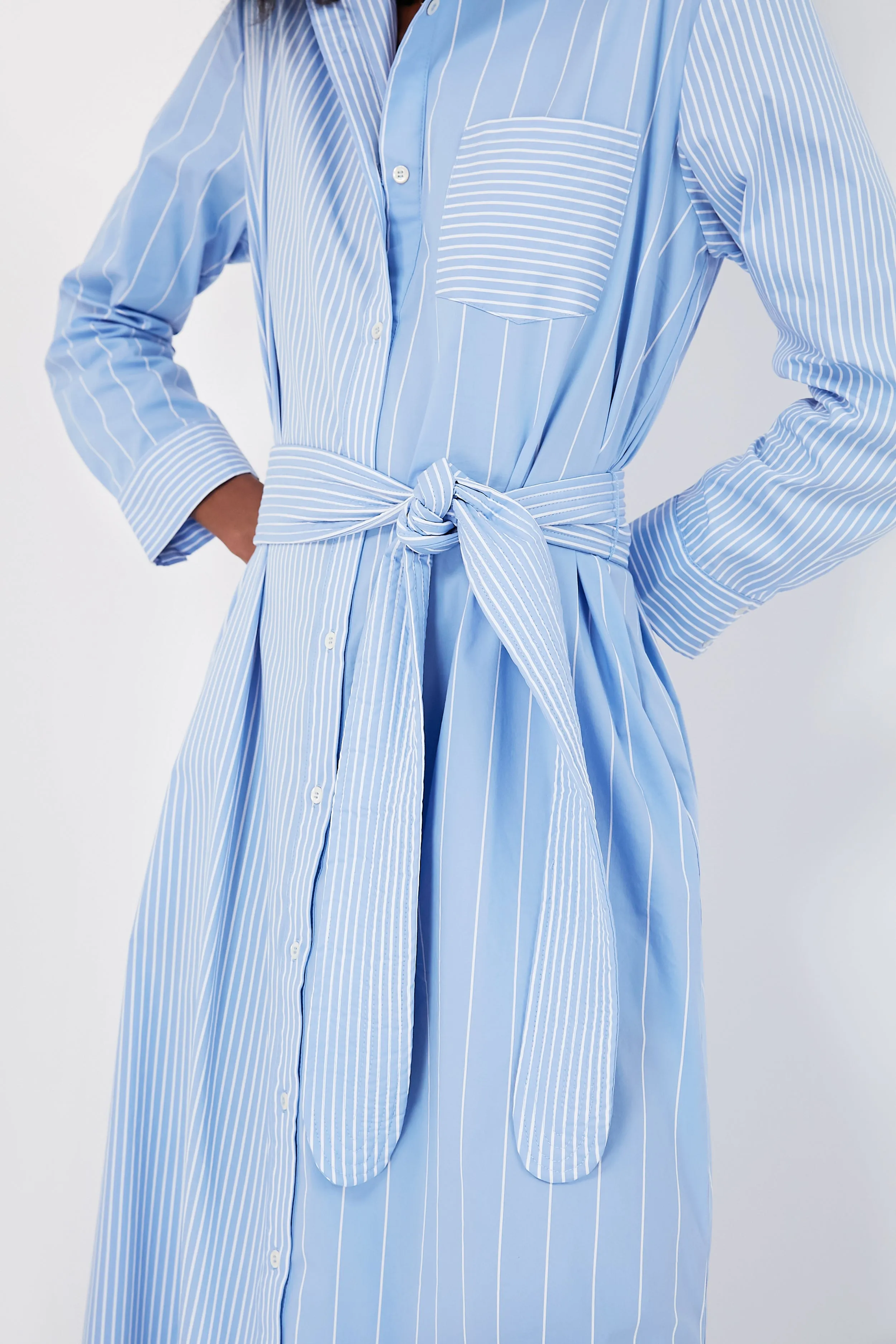 Blue Stripe Chessie Dress