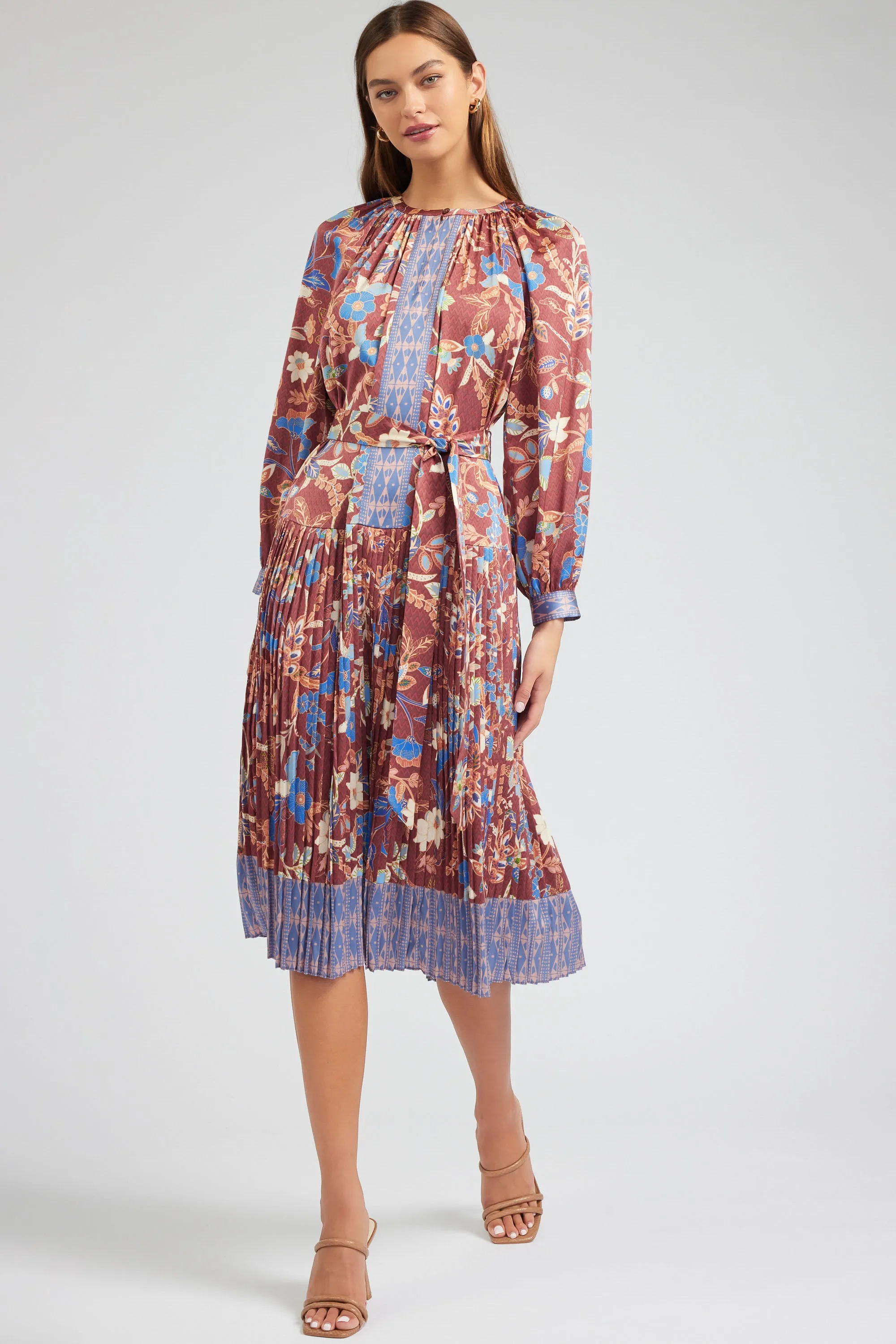 Botanical High Neck Dress