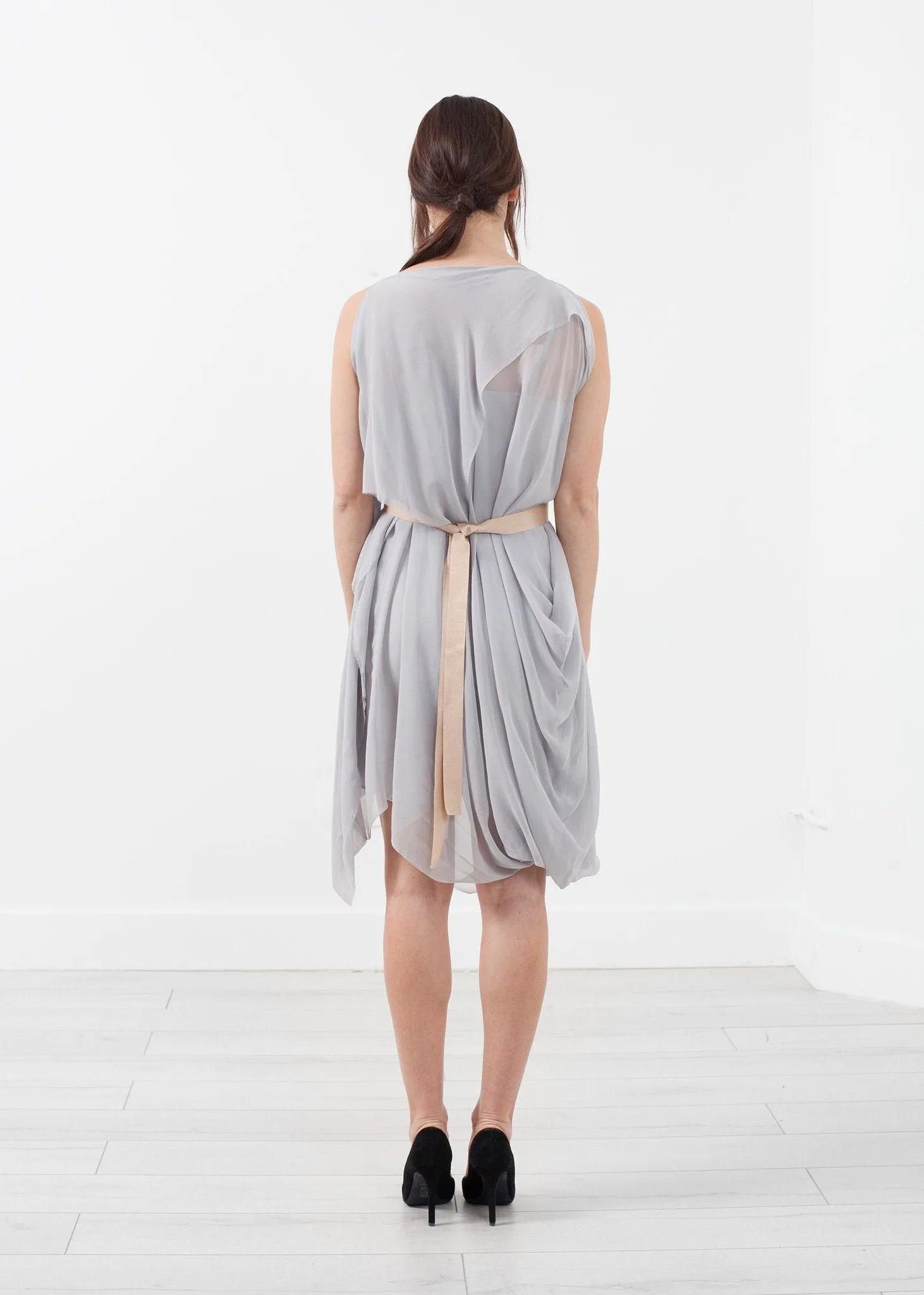 Chiffon Draped Dress