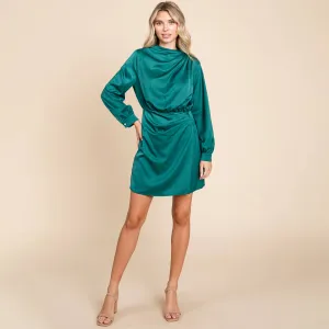 Effortless Elegance Satin Dress