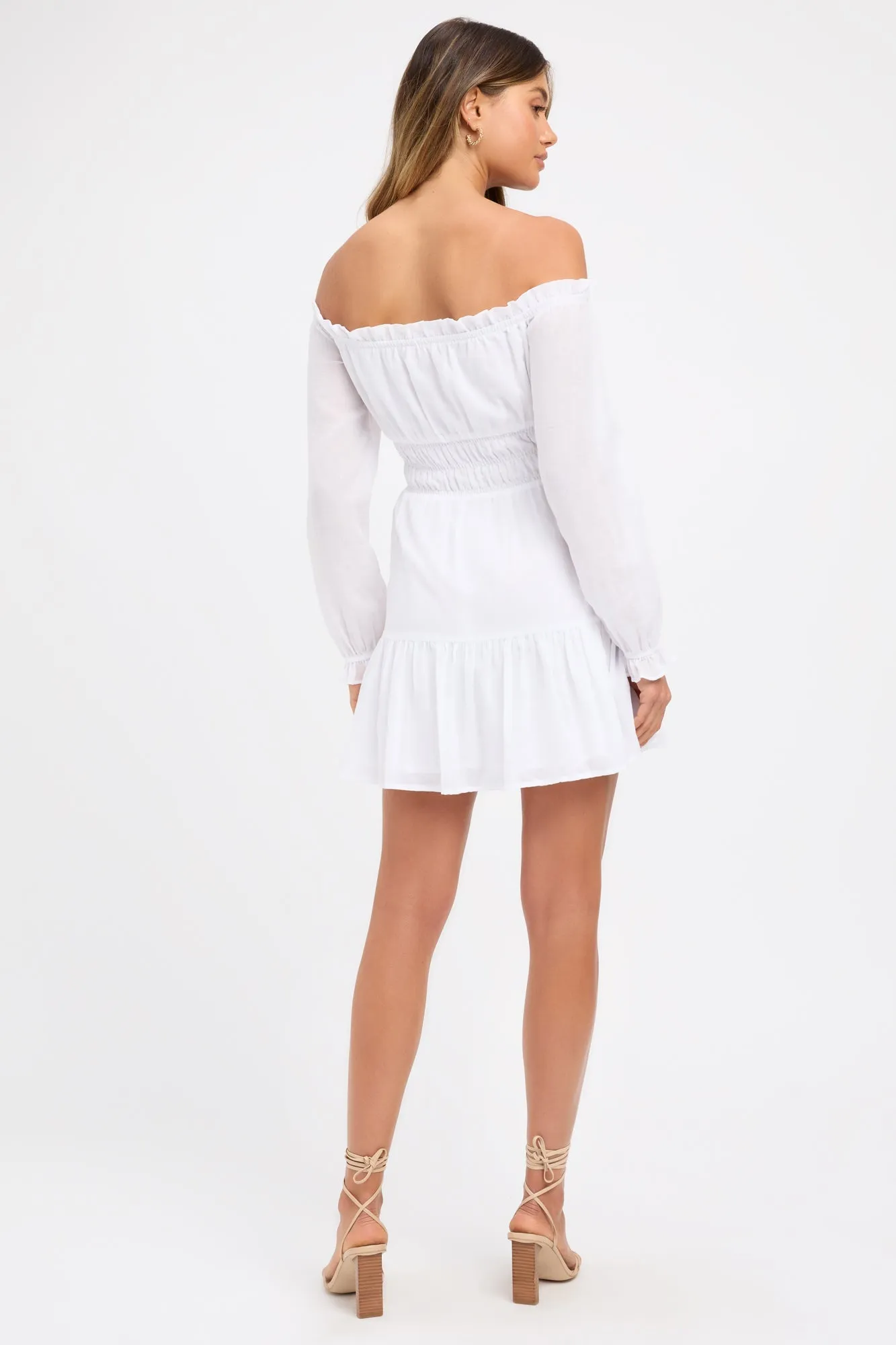 Georgette Off Shoulder Dress