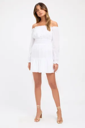 Georgette Off Shoulder Dress