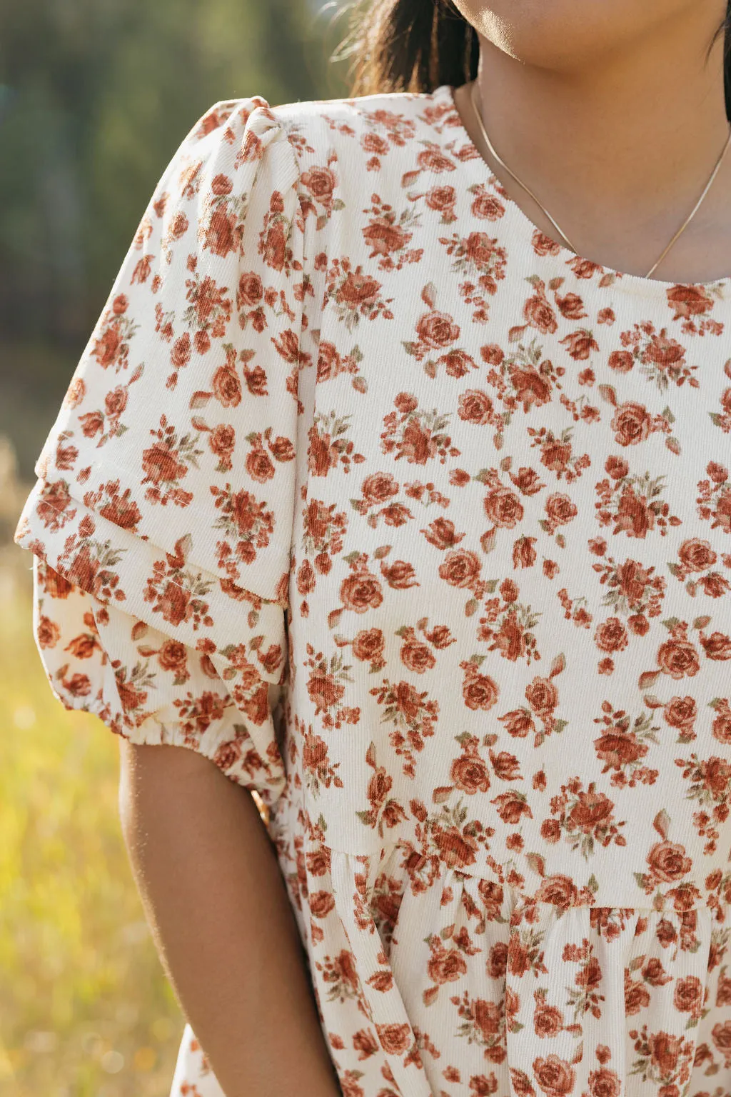 Gracie Dress-Cream Floral