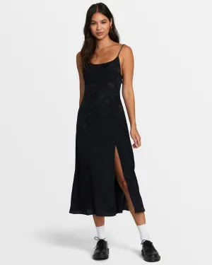 Invisible Man Midi Dress - Black