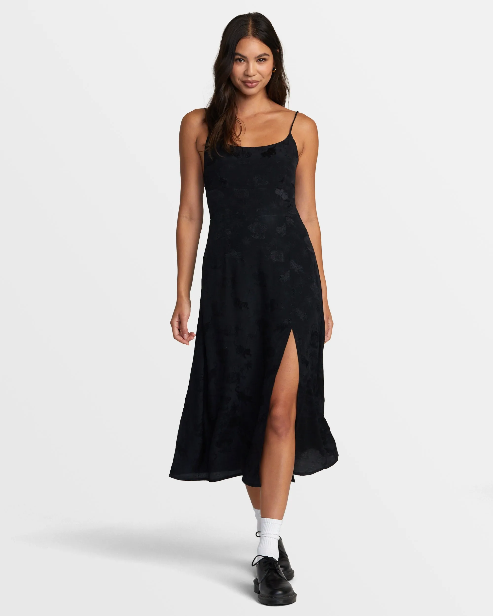 Invisible Man Midi Dress - Black