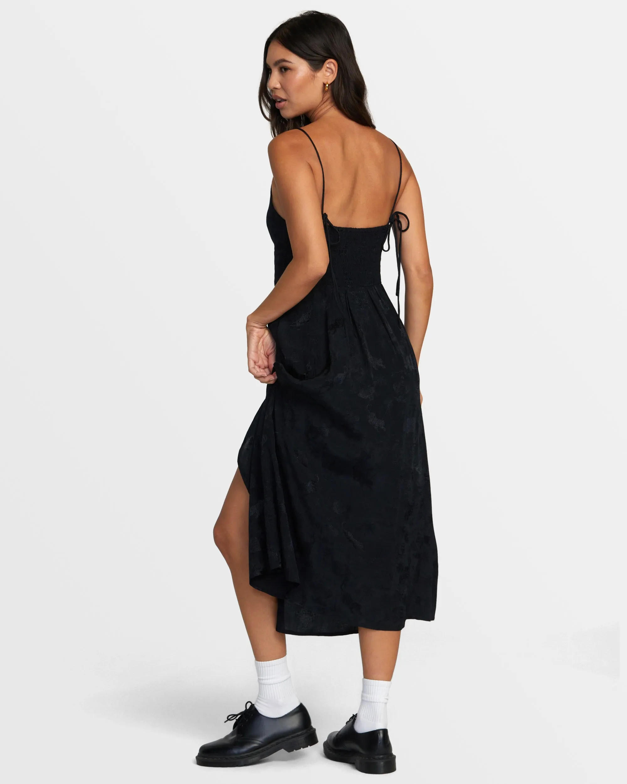 Invisible Man Midi Dress - Black