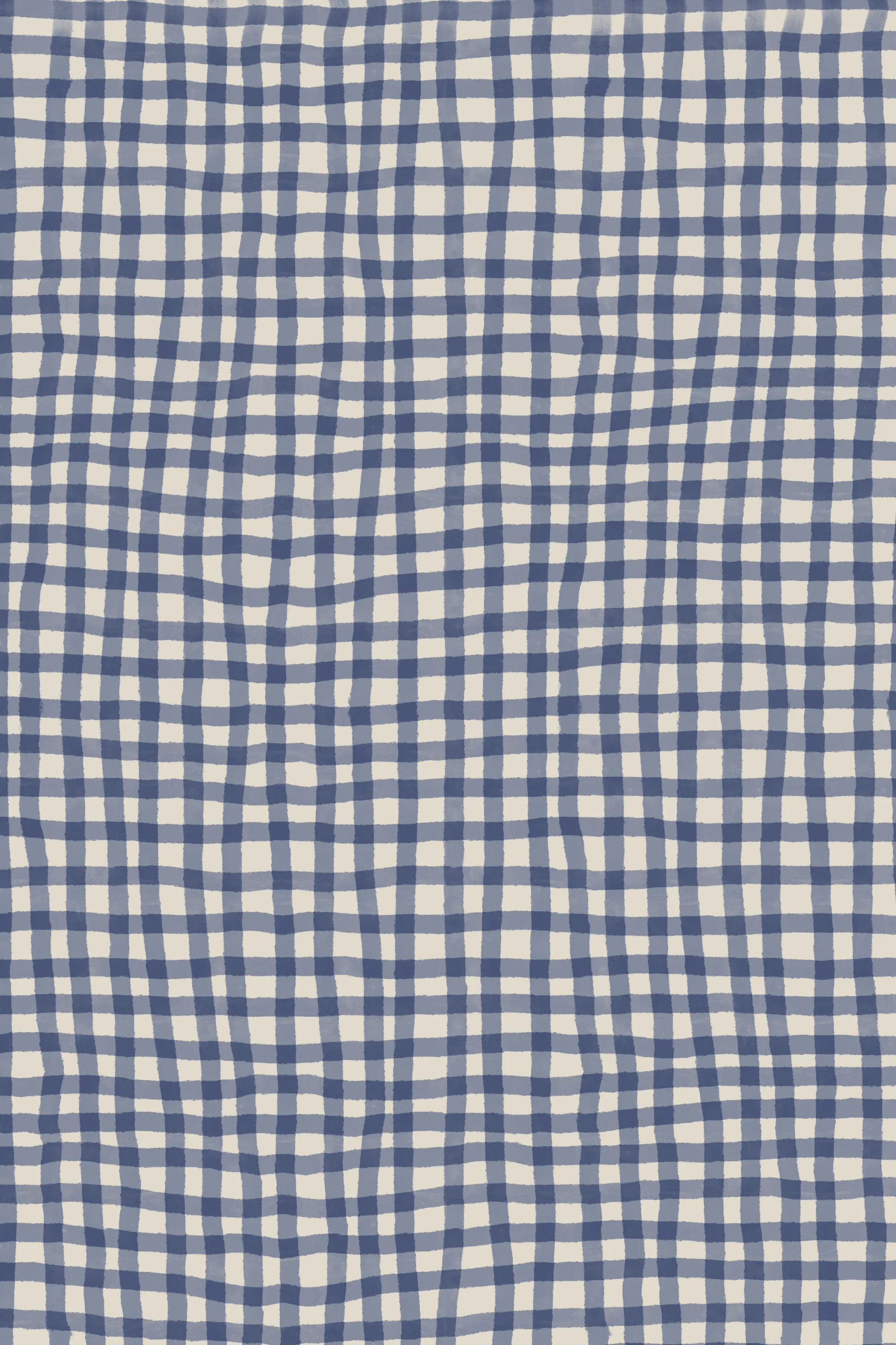 Isla - Painted Check Soft Blue