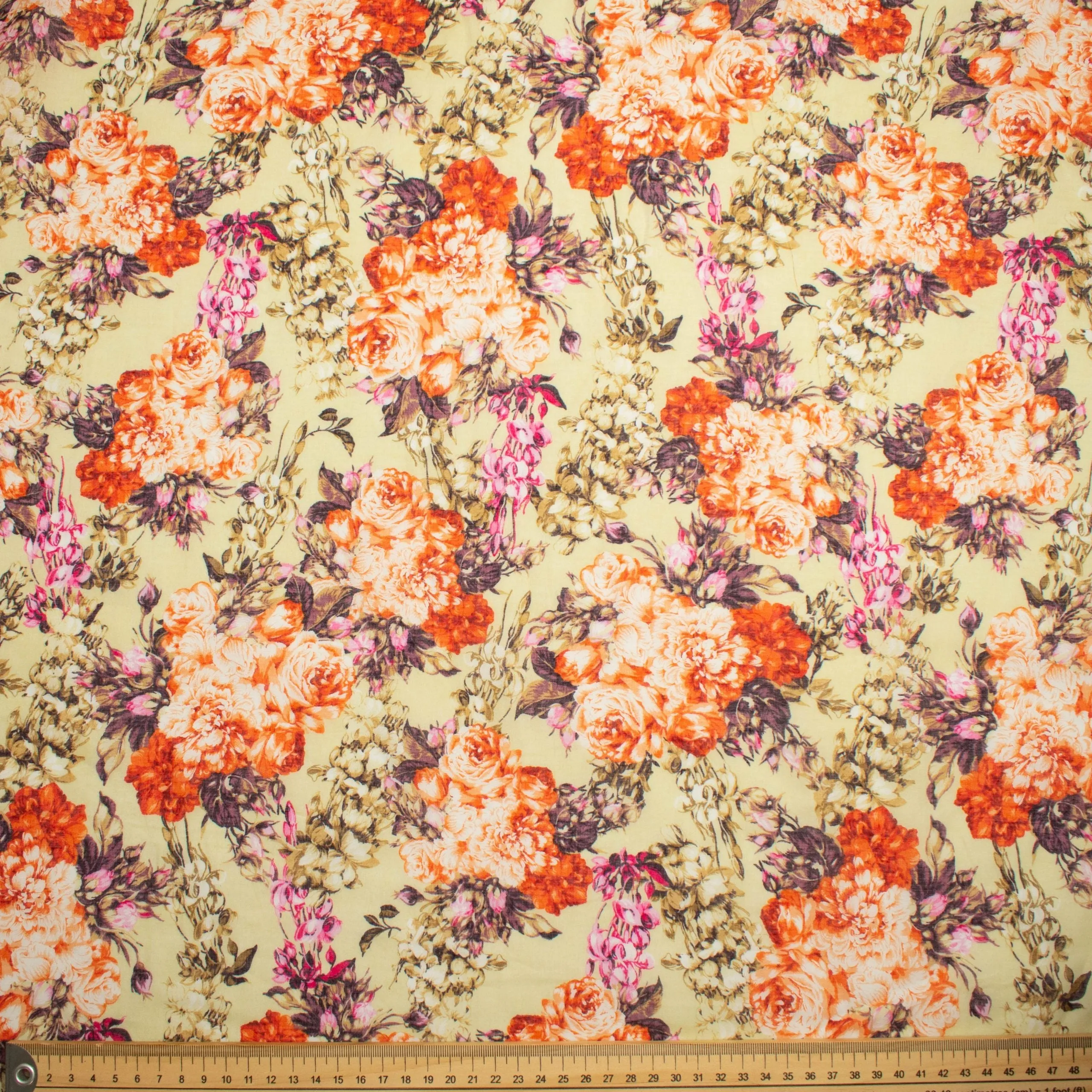 Japanese Pure Cotton Lawn Floral Prints Design-29