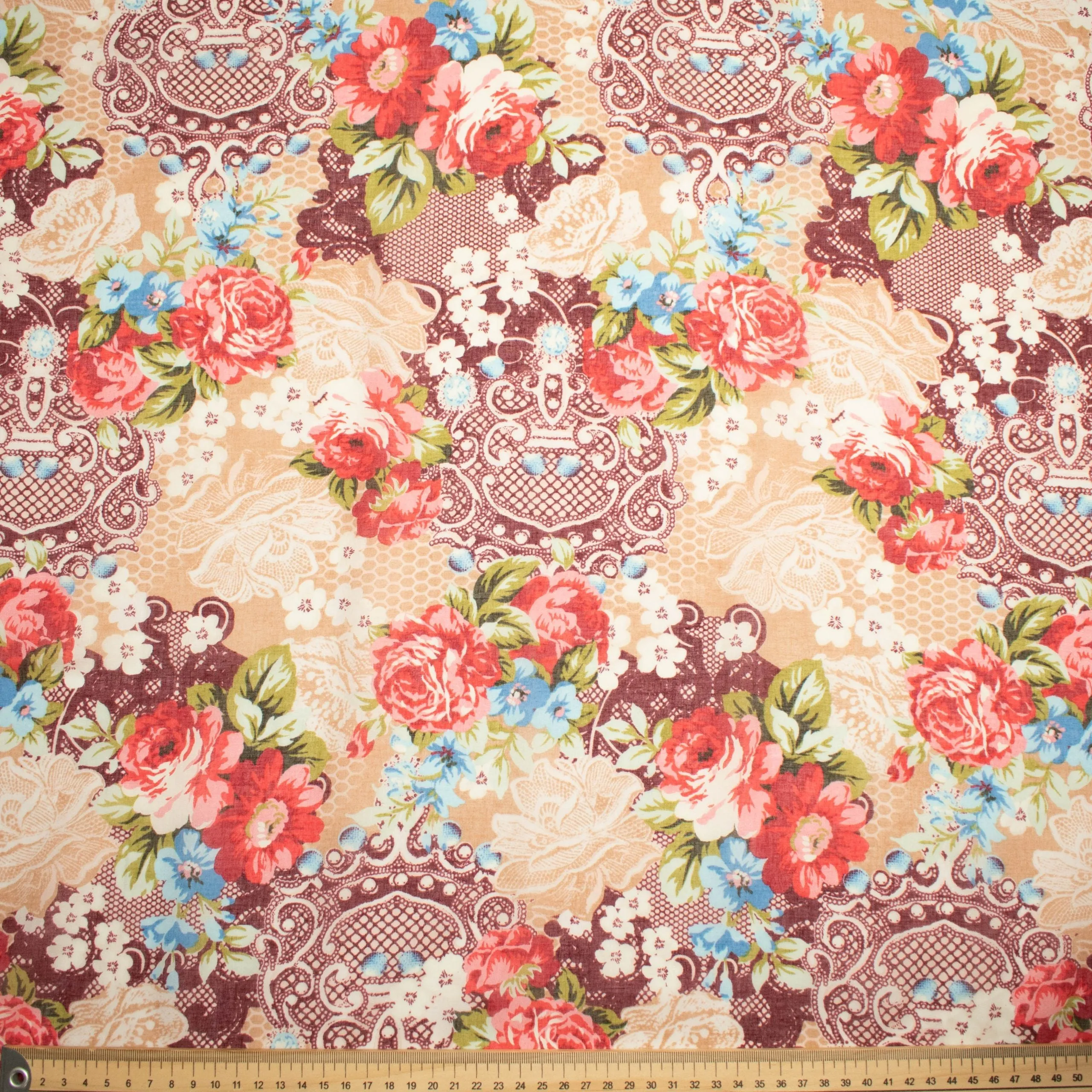 Japanese Pure Cotton Lawn Floral Prints Design-34