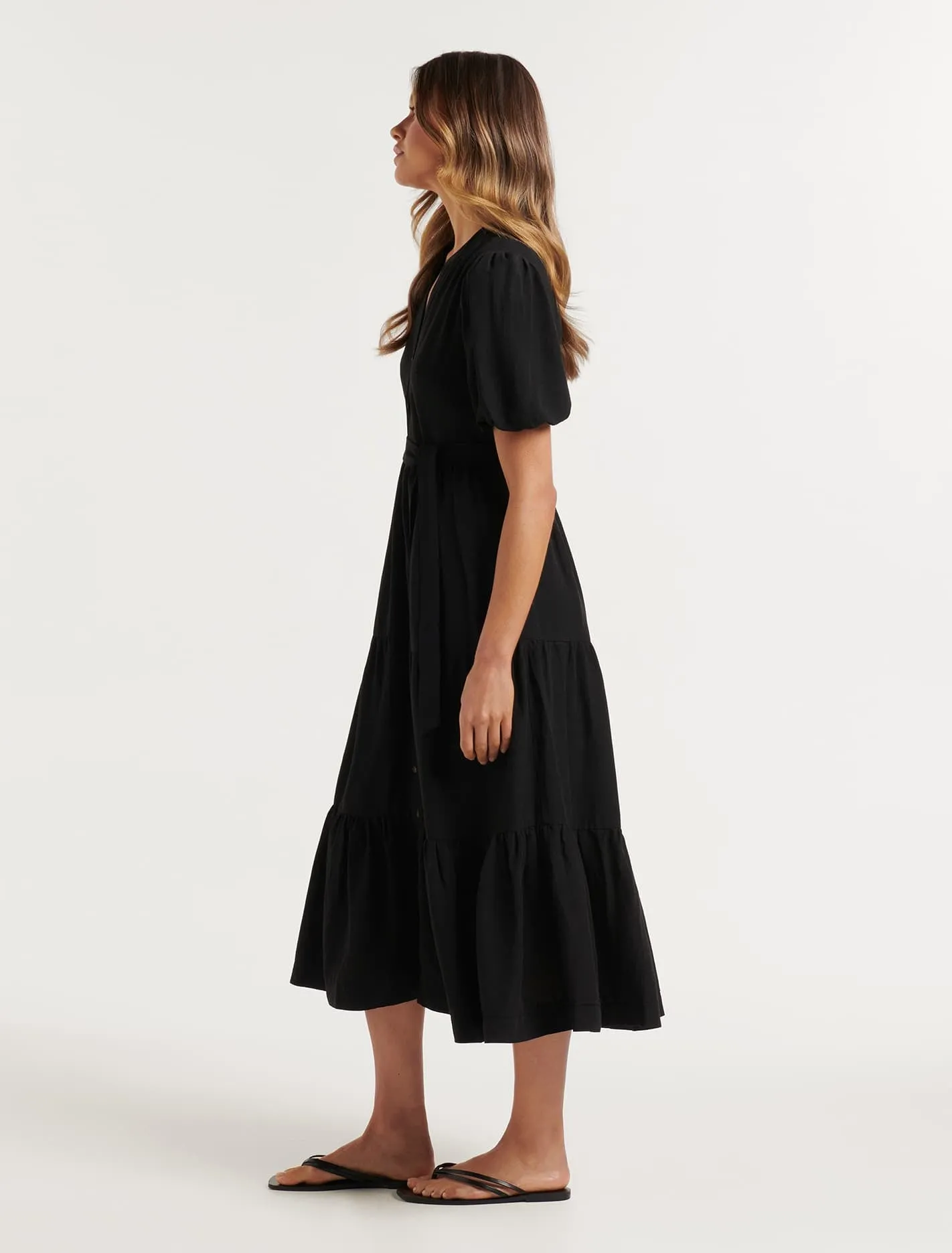 Lennie Tiered Midi Dress