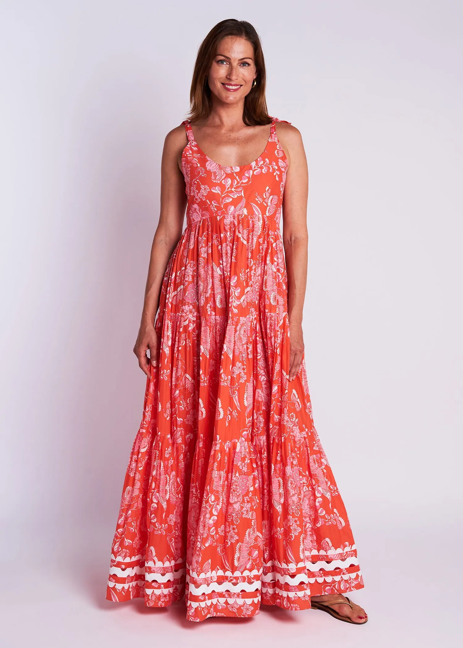 Maisie Dress - Cordelia Coral