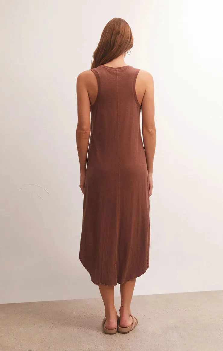 Reverie Midi Dress | Black, Bronze, Black Iris, Lavender Ash, Cactus, Dark Rosewood