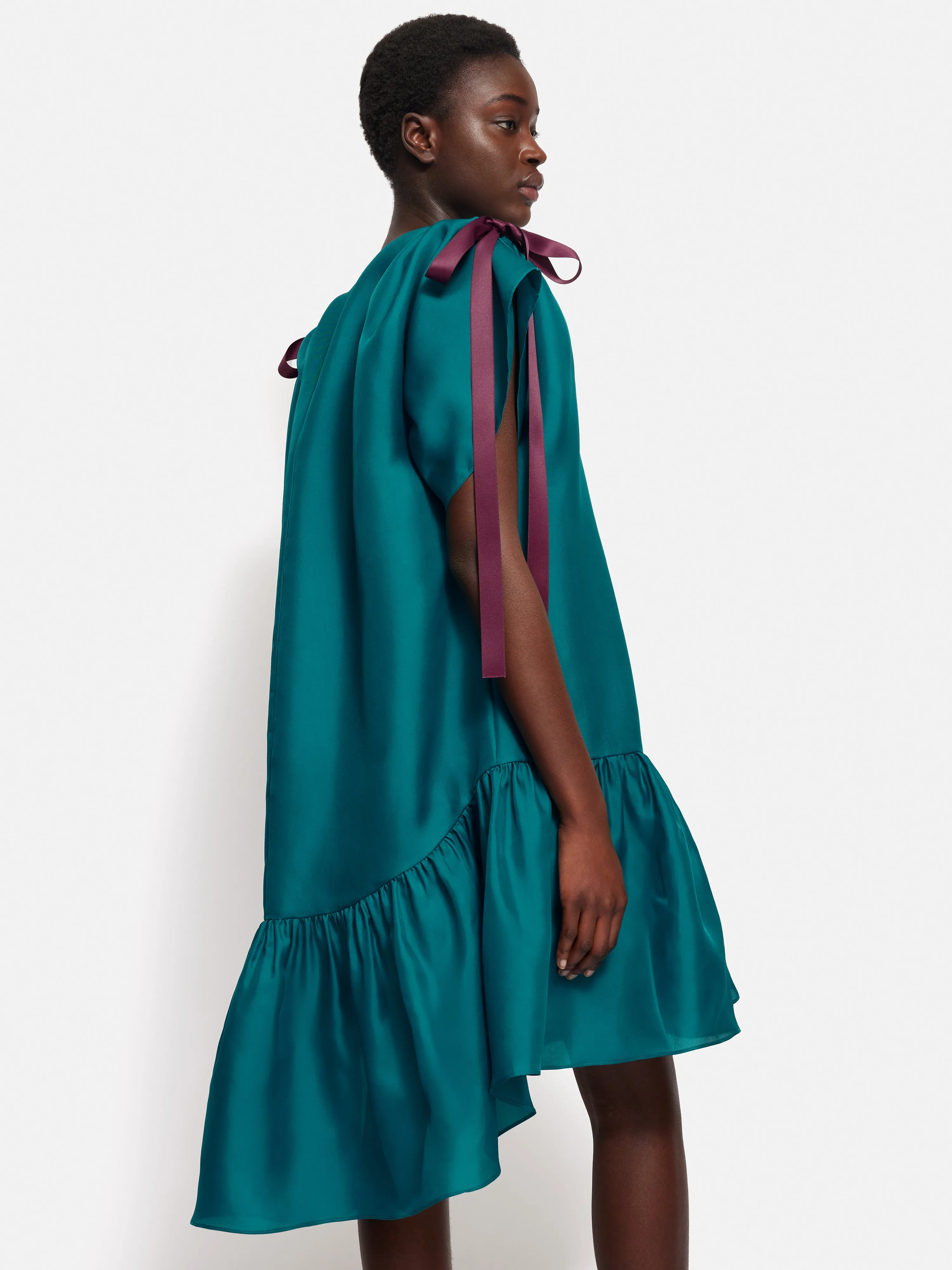 Roksanda Silk Gazar Dress | Teal