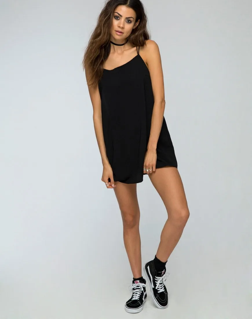 Royce Slip Dress in Black