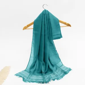 Shion Lawn Hijabs - Teal