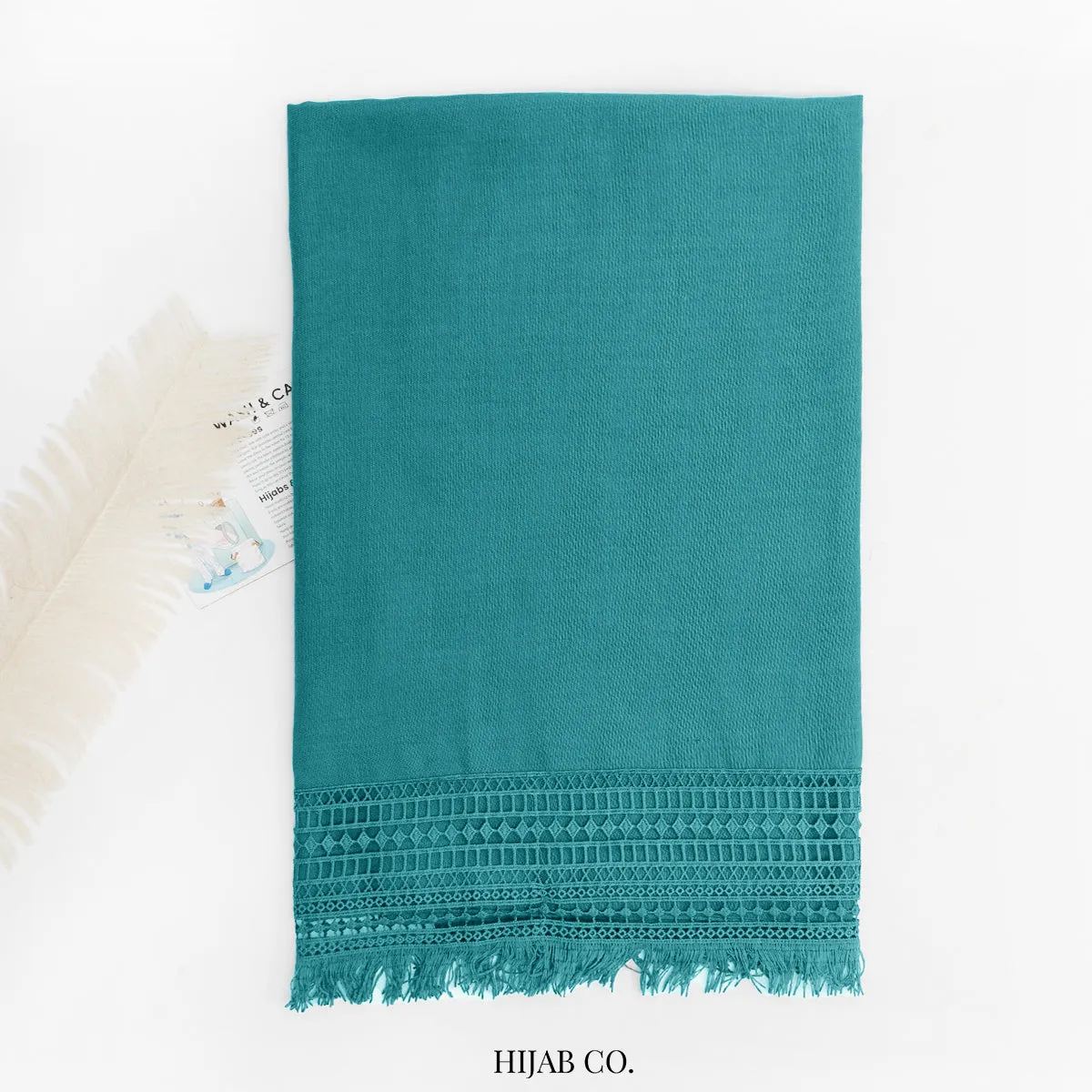 Shion Lawn Hijabs - Teal