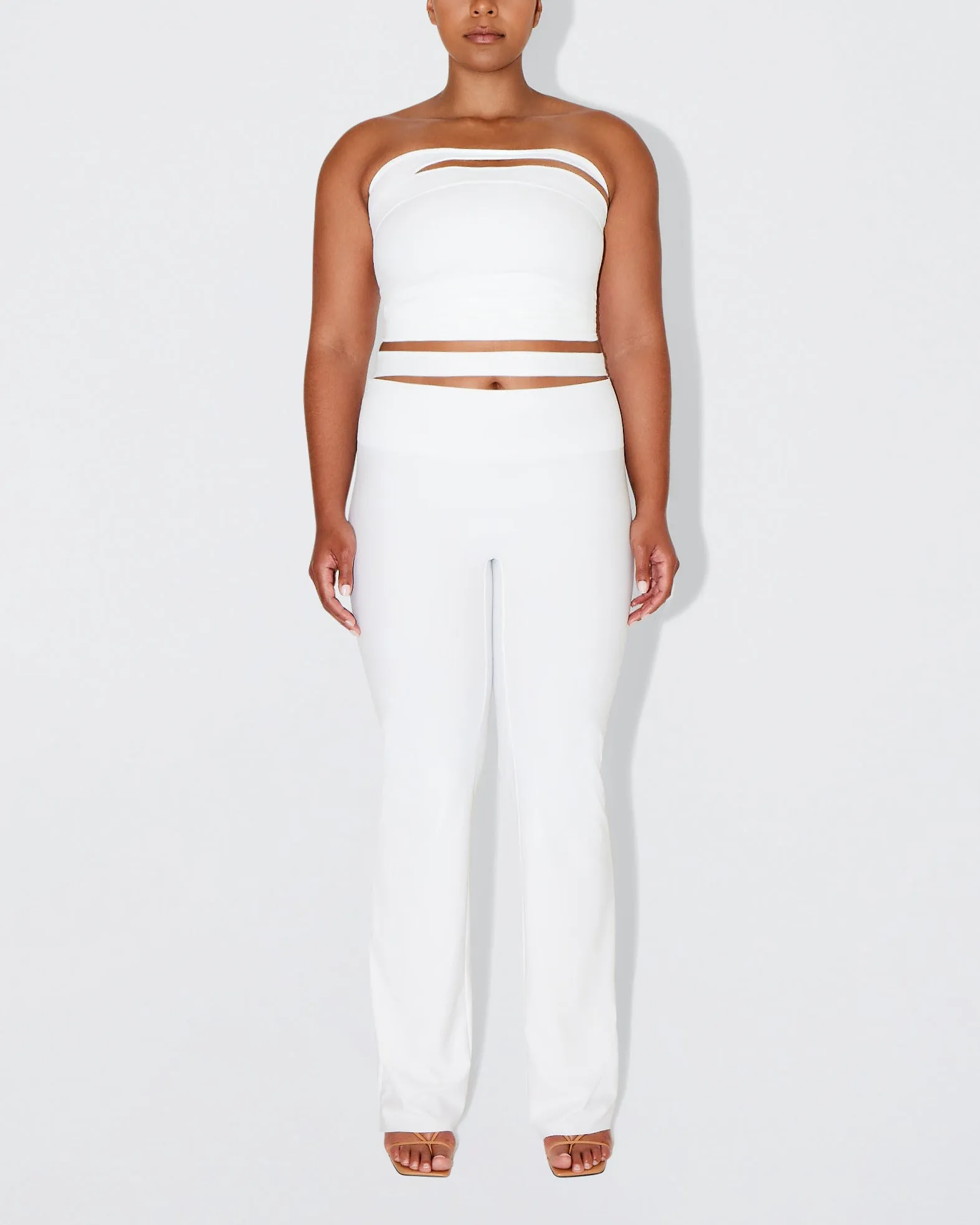 Sleek Stretch Tube Top | Bright White