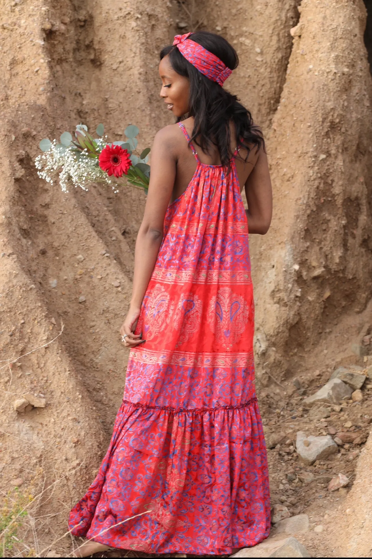 Topanga Maxi Dress - L - Handicraft