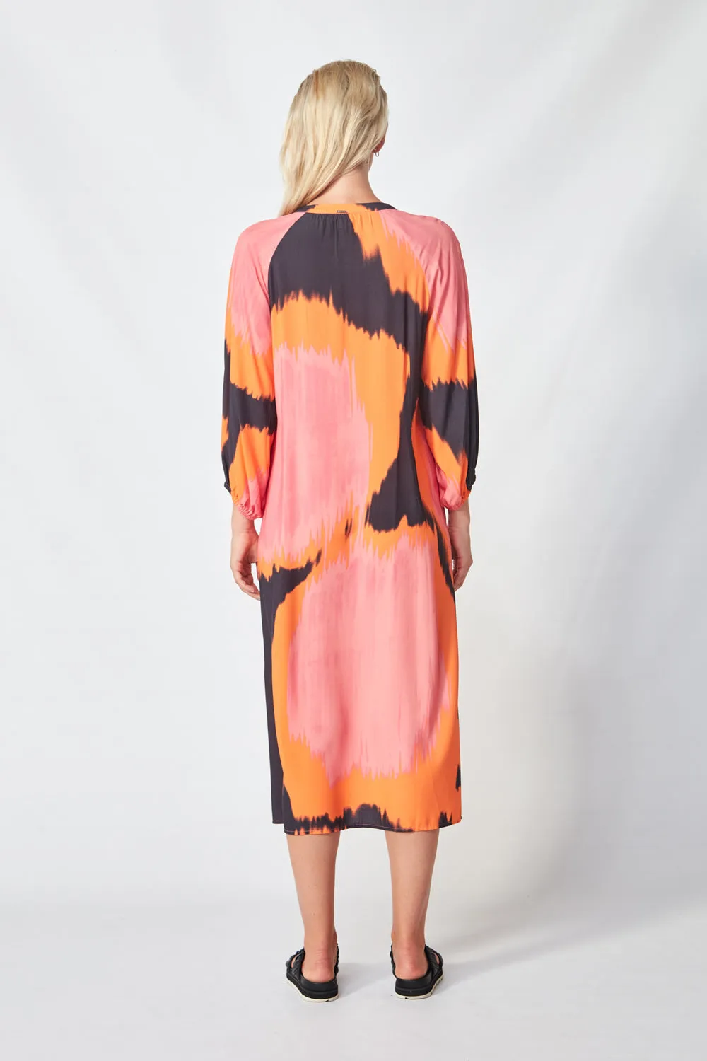 VERGE | THEME DRESS - CORAL PRINT