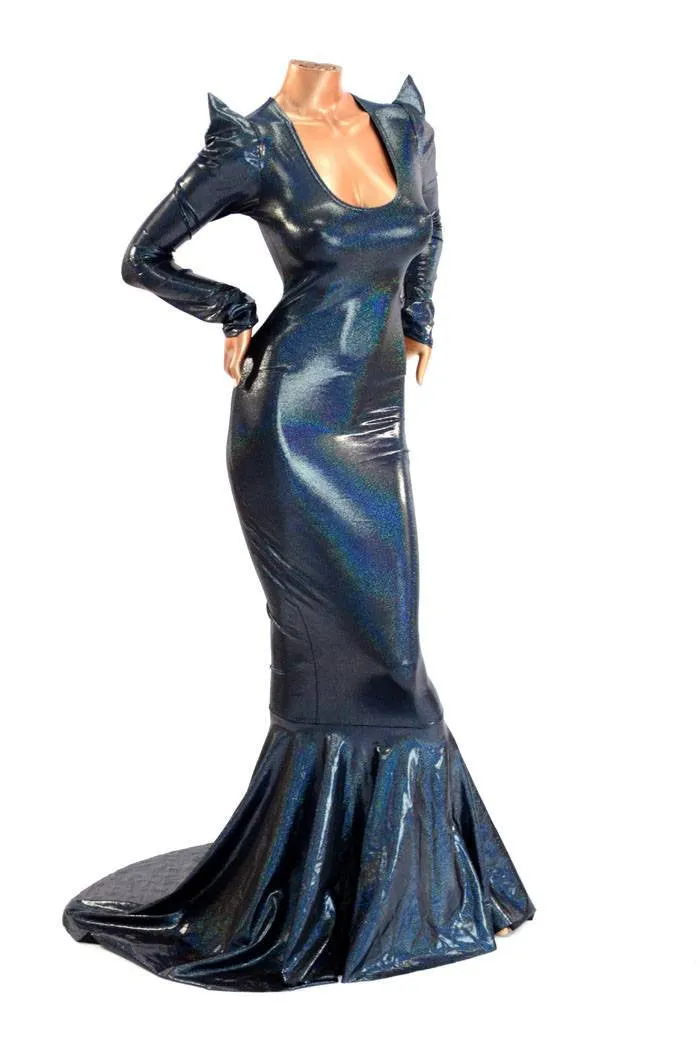 Wicked Black Holographic Gown