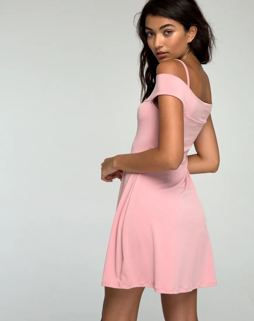 Widuri Skater Dress in Blush