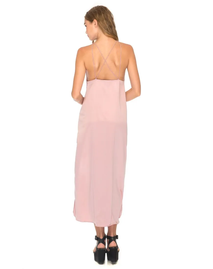 Xochi Maxi Dress in Dusky Pink