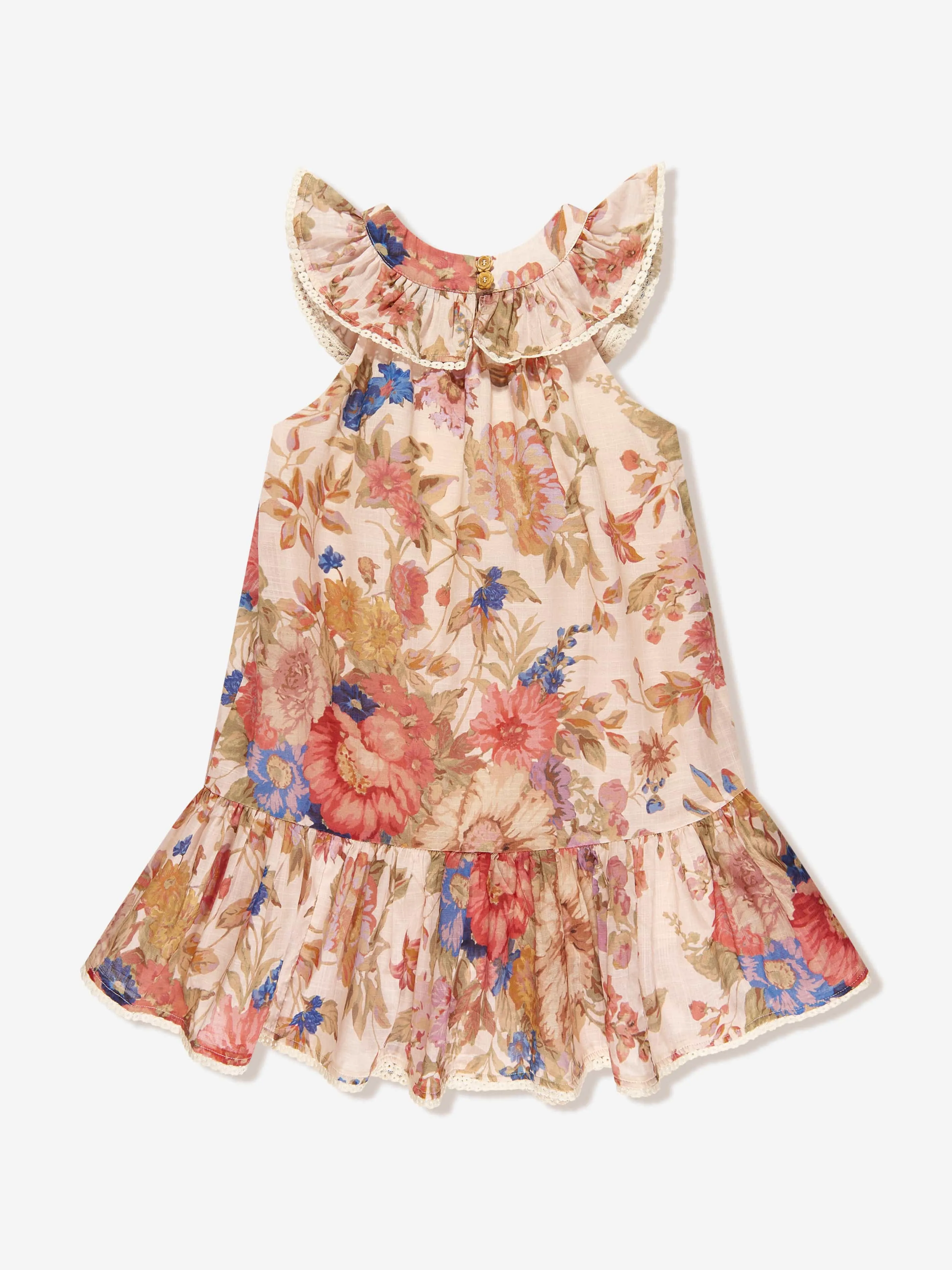 Zimmermann Girls August Swing Dress in Multicolour